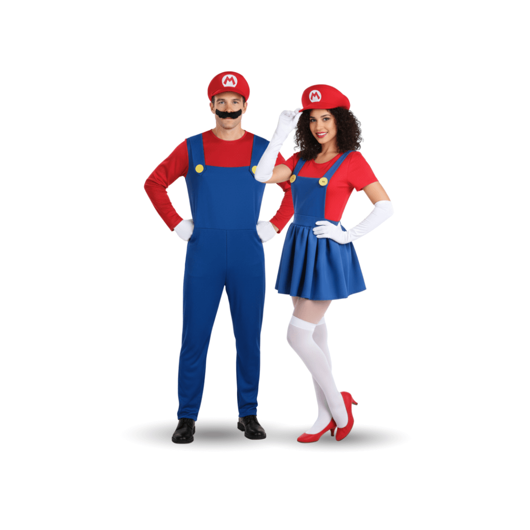 mario and luigi dress costume Mario & Luigi