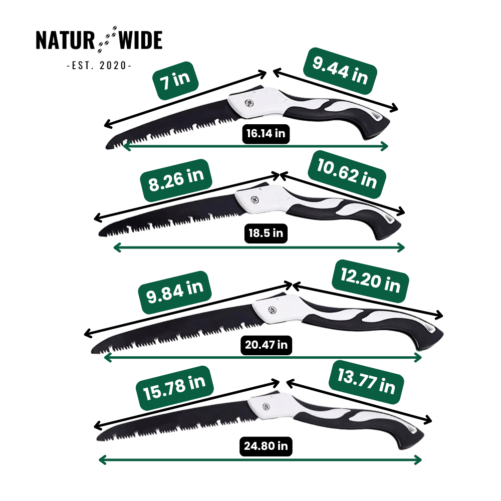 Folding outdoor saw for camping & garden
