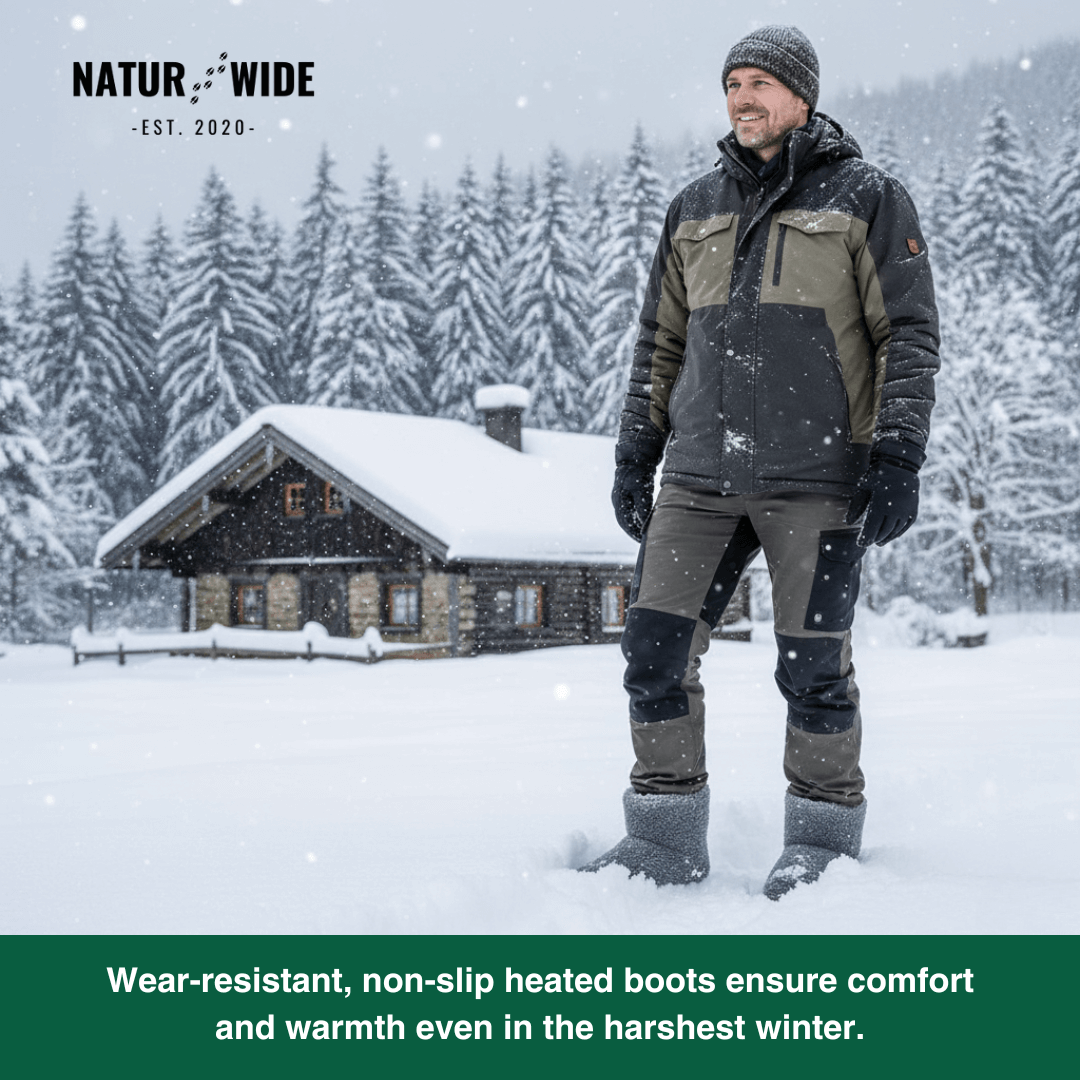 USB Heated Slippers – Rechargeable, Washable & Super Soft Foot Warmers
