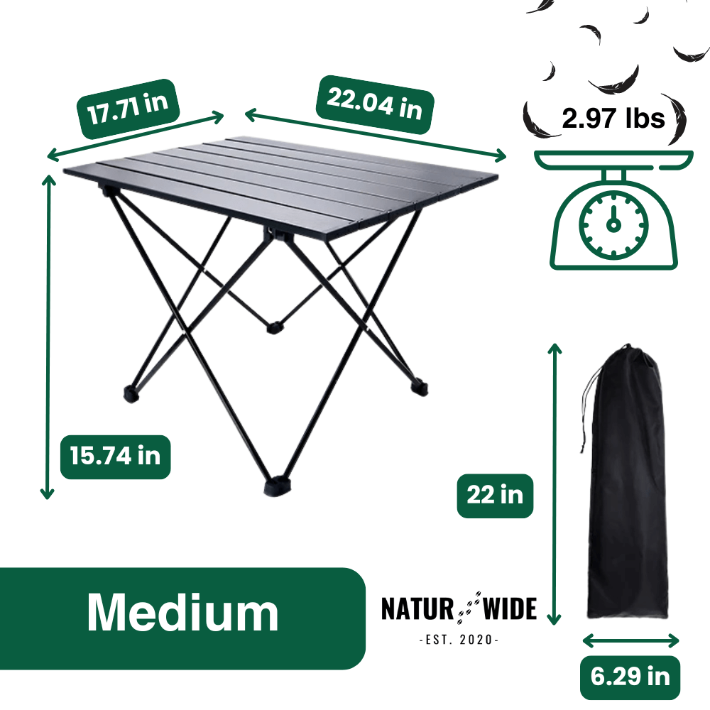 Ultralight & robust camping table