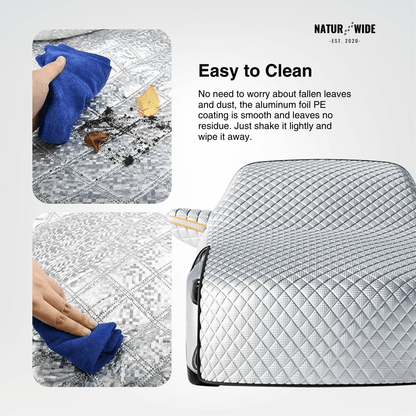 Car Windshield Snow Cover – Frost &amp; Sun Protection for Sedans &amp; SUVs