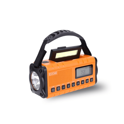 Emergency Crank Radio 10000mAh – Solar, Flashlight & SOS Alarm