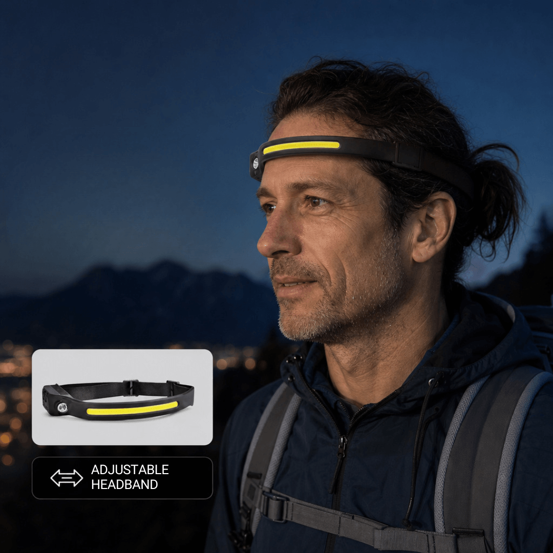 Headlamp with 230° Light and Motion Sensor – view 27
