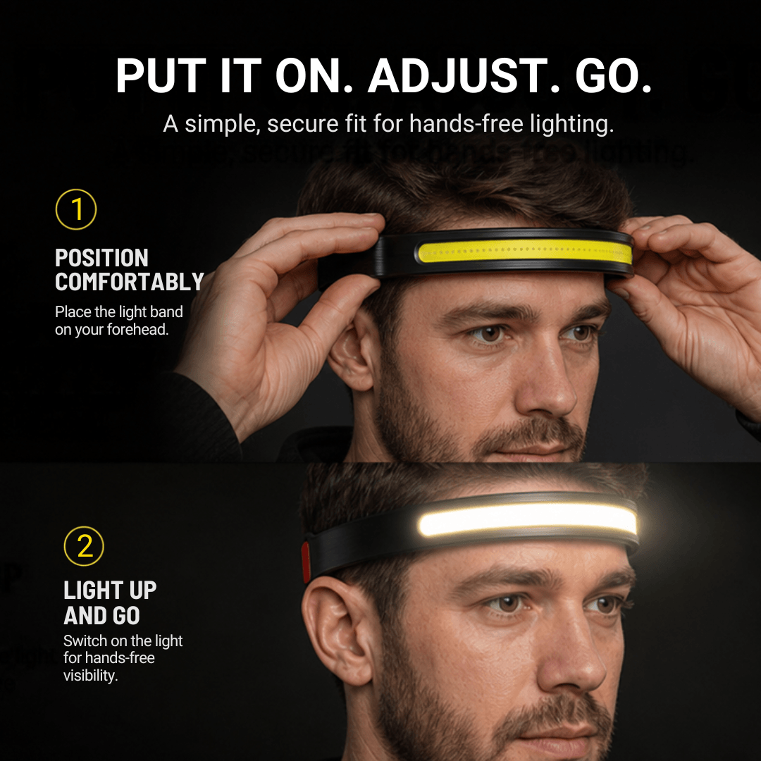 LED Headlamp Pro MAX, Also Wearable on the Neck – view 17