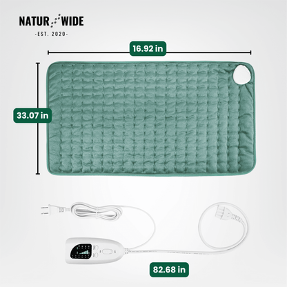 Electric Heating Blanket – Heat Pad for Back, Belly & Legs with 6 Temperature Levels