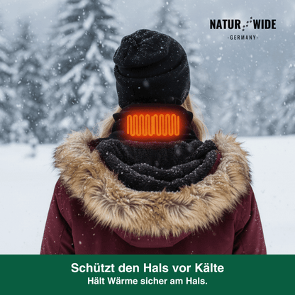 USB Heated Neck Warmer – Electric Scarf with 3 Heat Settings