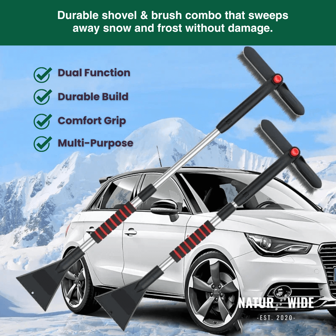 Extendable Snow Shovel & Ice Scraper