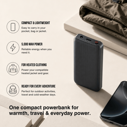 Power Bank Pair for Heated Socks — 3.7V / 2A, 2×4,000 mAh