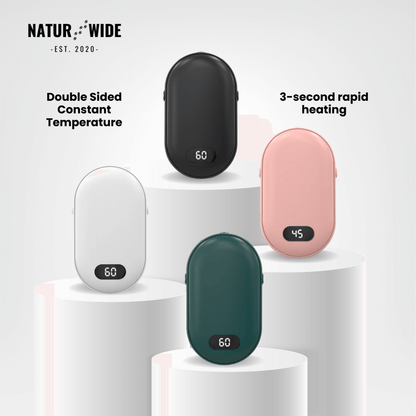 Double-Heat Hand Warmer – Rechargeable Pocket Warmer