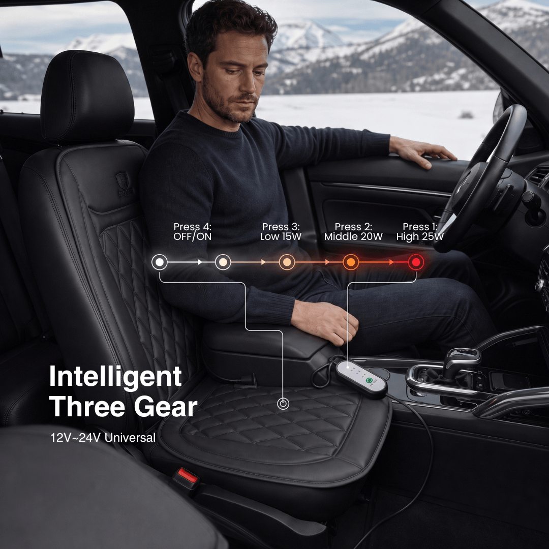Heated Car Seat Cover 12V, Warm in 30 Seconds – view 5