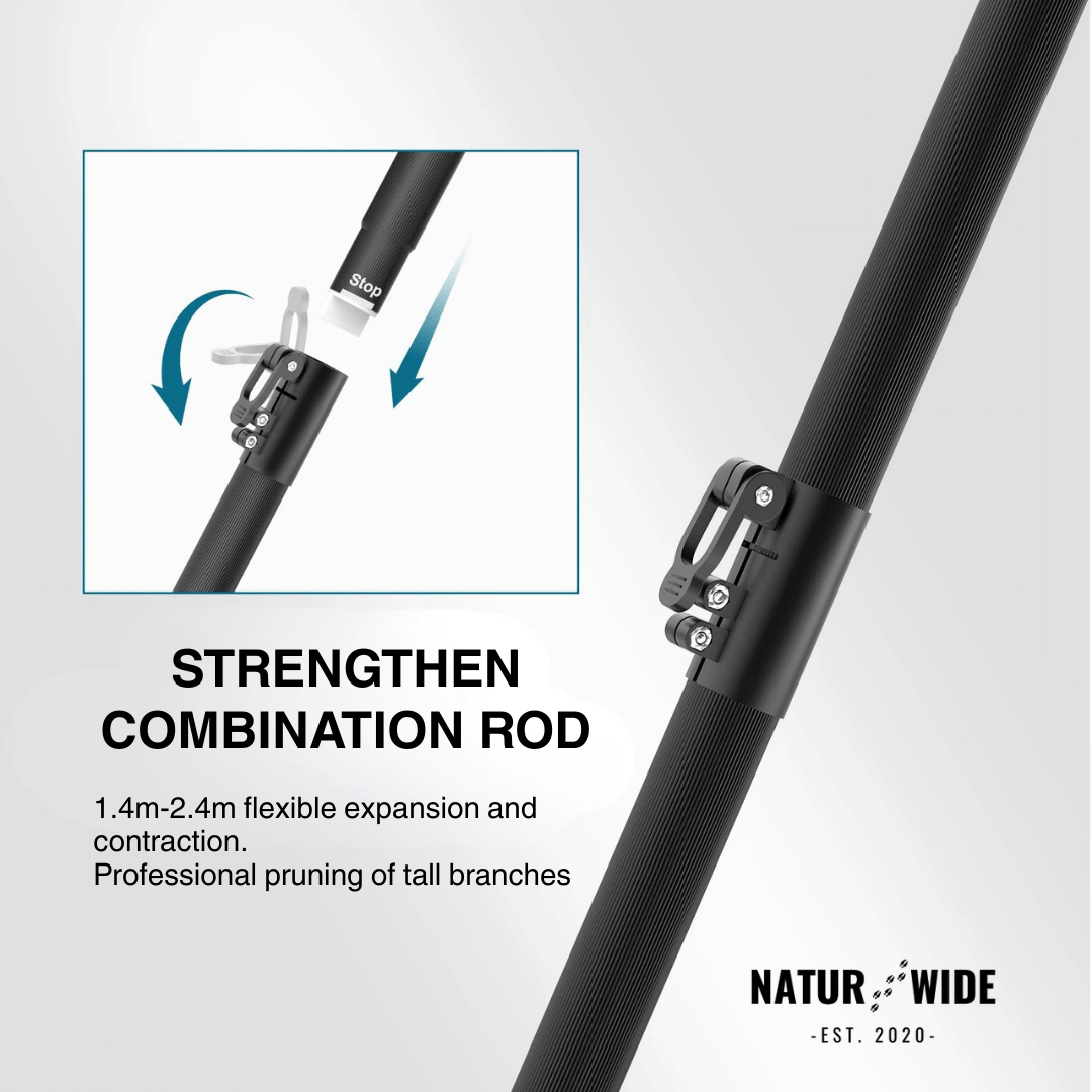 4-in-1 Cordless Telescoping Pole Saw & Pruner – Brushless (18V Compatible)