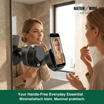 Magnetic Car Phone Mount – Vacuum Suction Cup, No-Trace Hold