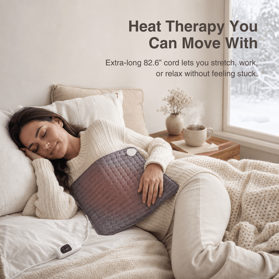 Electric Heating Pad, 6 Heat Levels, Auto-Off – view 9