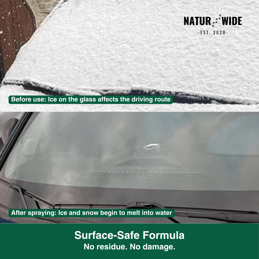 Fast-Acting Car Deicer Spray – Ice &amp; Frost Remover (3.4 fl oz / 100ml)