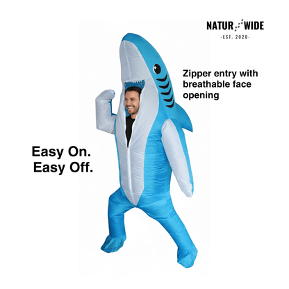 Inflatable Shark Costume – Standing Shark Suit (Adults)