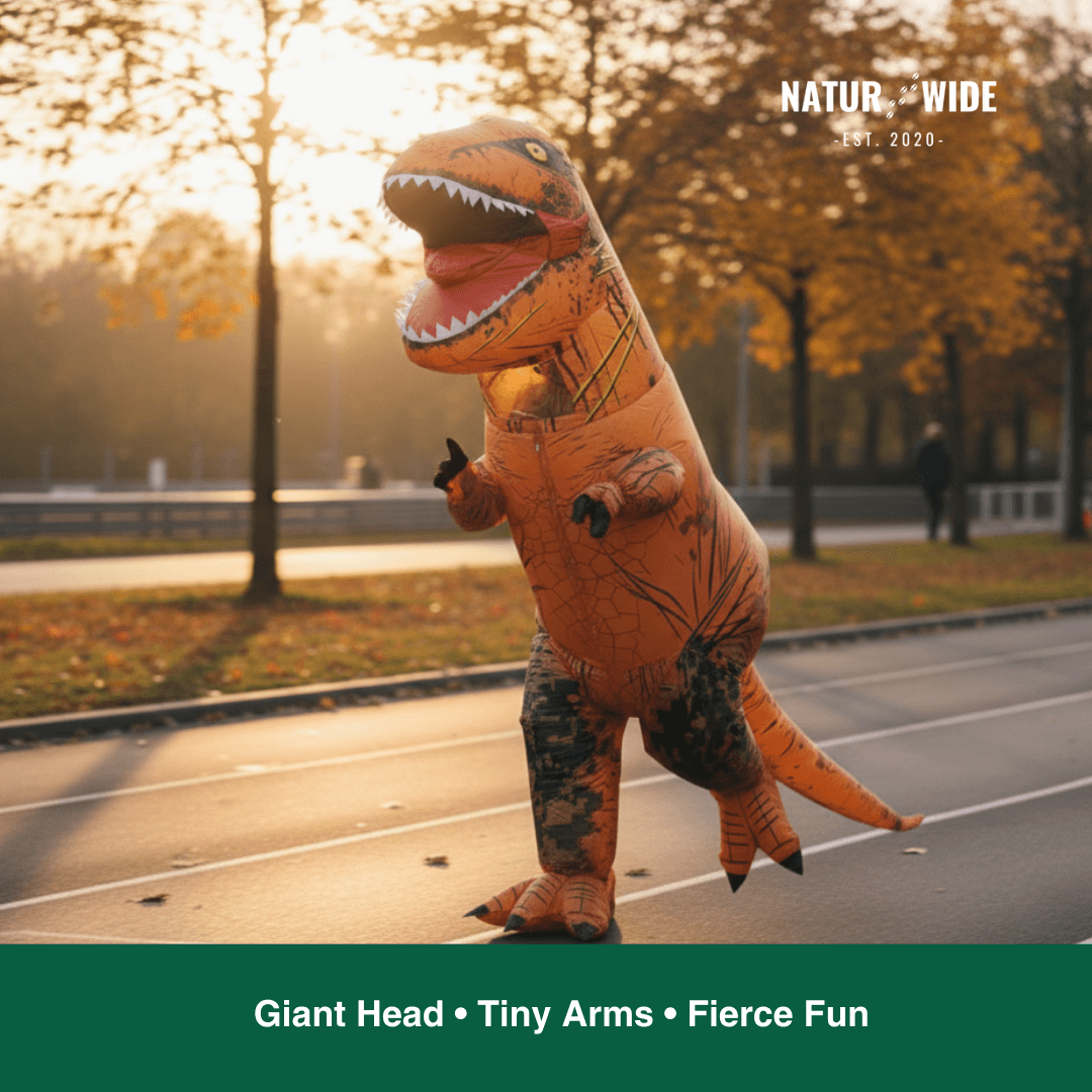 Inflatable T-Rex Costume – Dinosaur Suit (Adults & Kids)