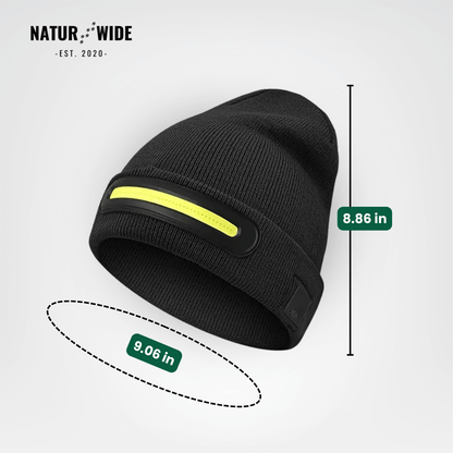 LED Hat with Light – USB Rechargeable Unisex Winter Hat