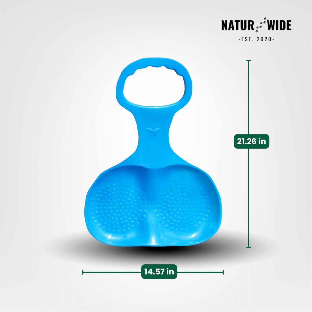 Durable Snow Sled &amp; Sand Slider – Winter Fun Toboggan (22")