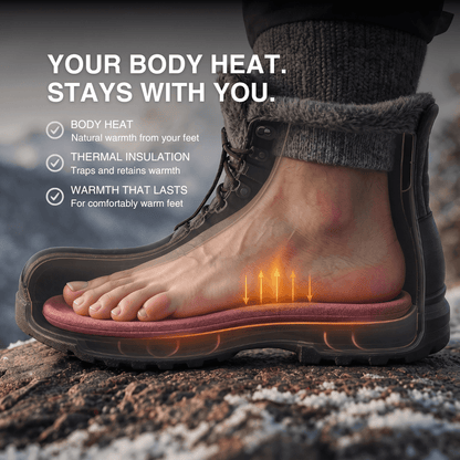 Winter Self-Heating Insoles – Memory Foam, Fur &amp; Extra Warm Shoe Inserts