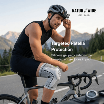Knitted Silicone Compression Knee Brace & Patella Support