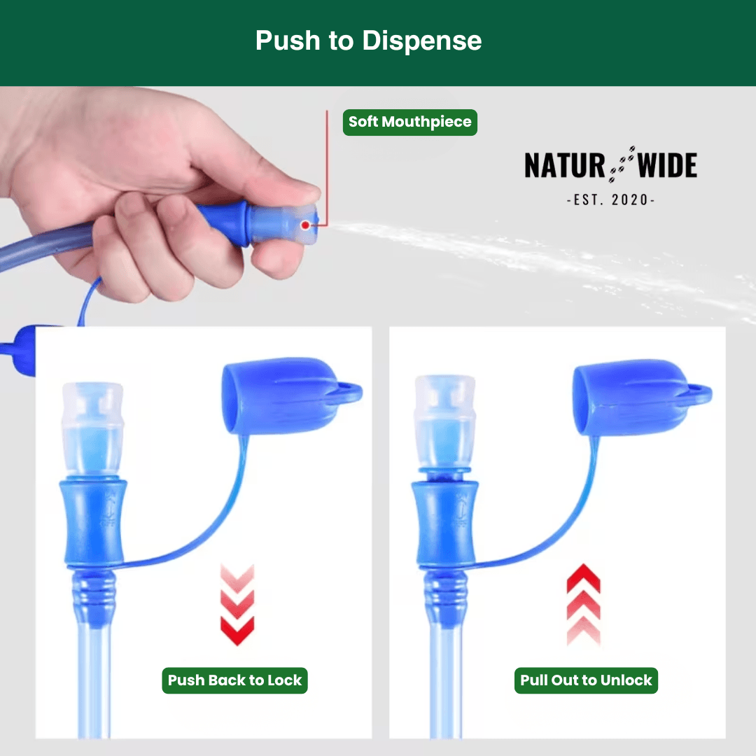 BPA-Free Hydration Bladder Water Reservoir (51oz/68oz/101oz)