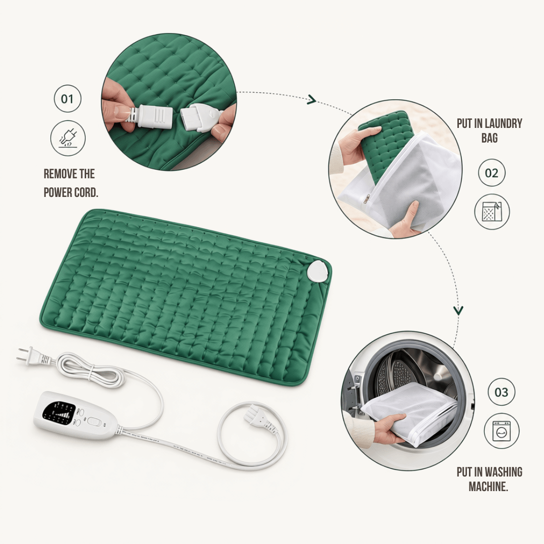 Electric Heating Pad, 6 Heat Levels, Auto-Off – view 5