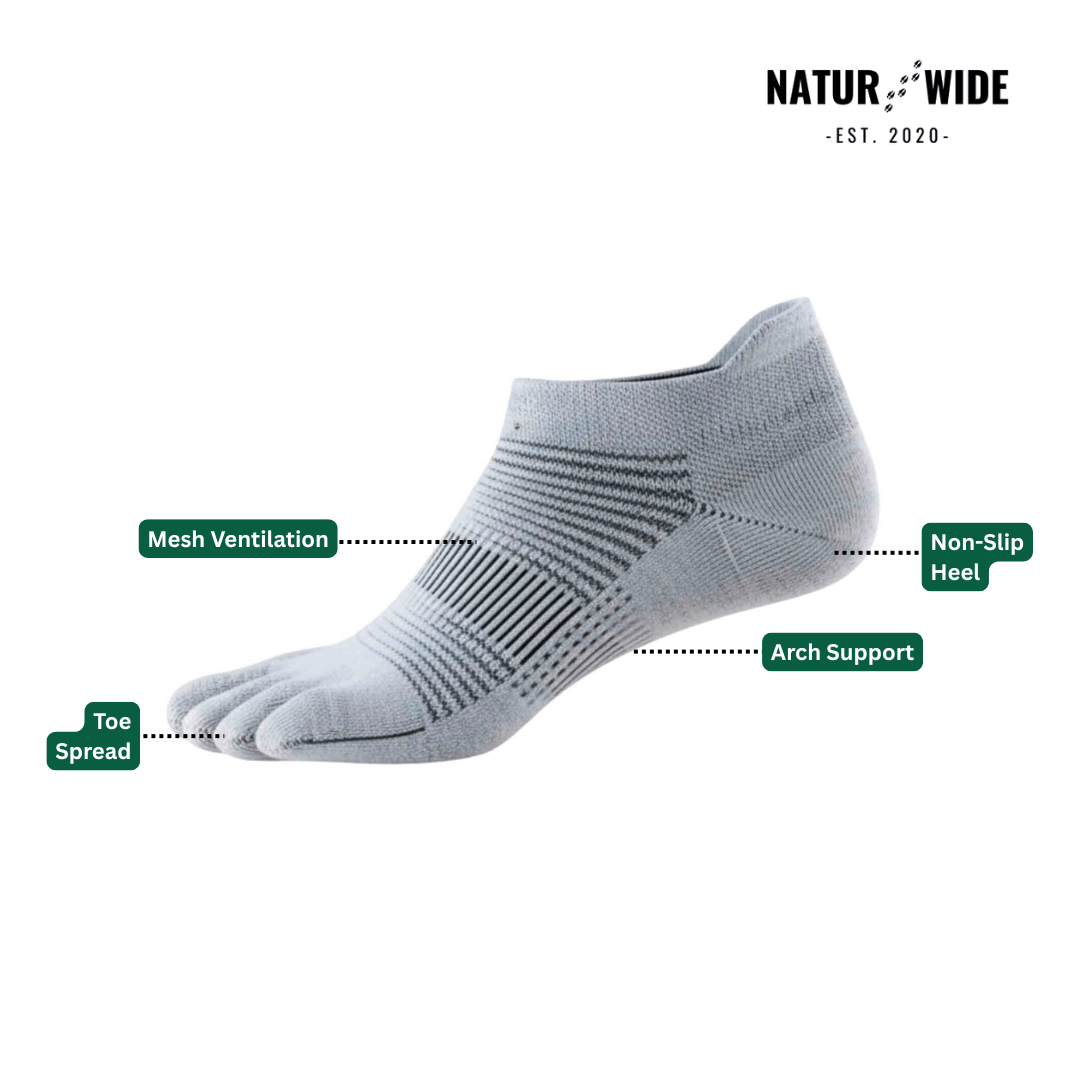 Split-Toe Sports Socks – Quick-Dry Running & Cycling