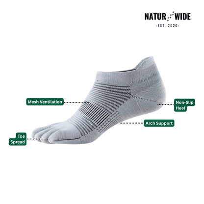 Split-Toe Sports Socks – Quick-Dry Running & Cycling