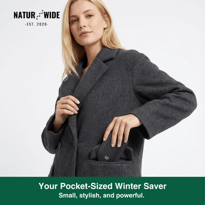 Double-Heat Hand Warmer – Rechargeable Pocket Warmer