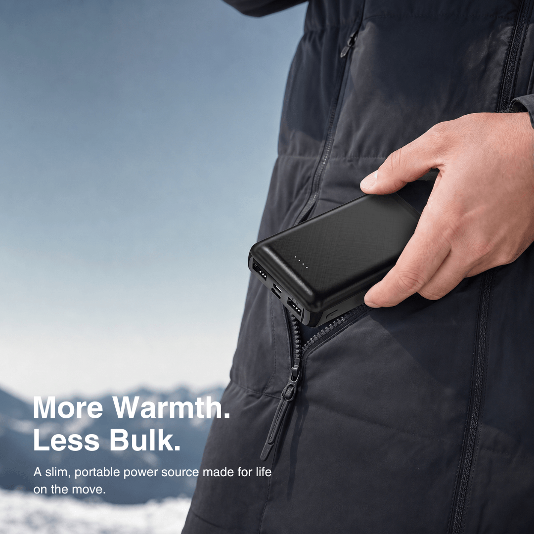 NaturWide 5,000 mAh Power Bank (5V/2A) – For Heated Apparel