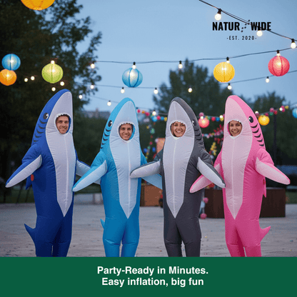 Inflatable Shark Costume – Standing Shark Suit (Adults)