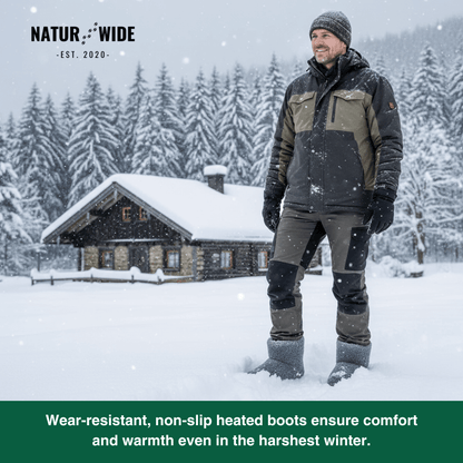 USB Heated Slippers – Rechargeable, Washable & Super Soft Foot Warmers