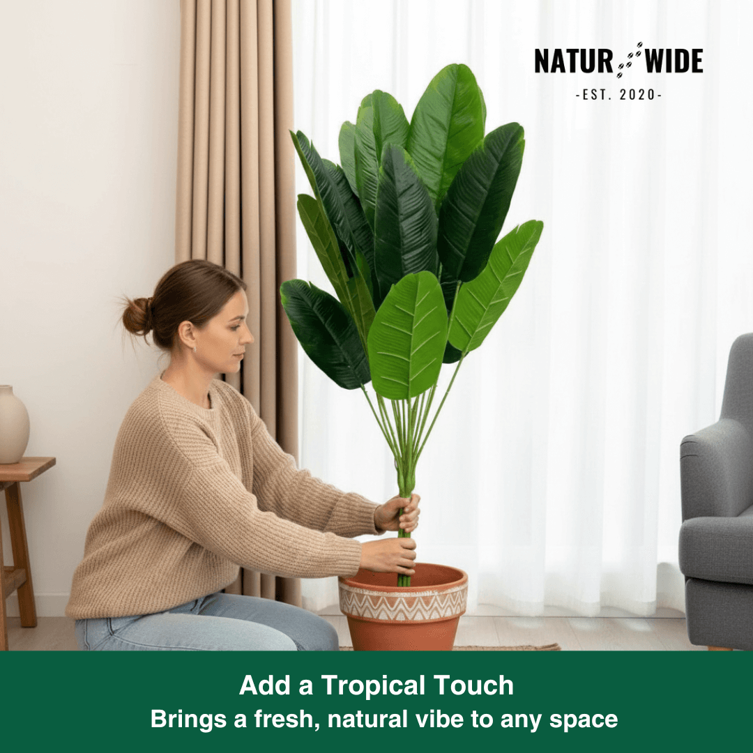 Large Artificial Palm Tree – Real Touch Banana Plant