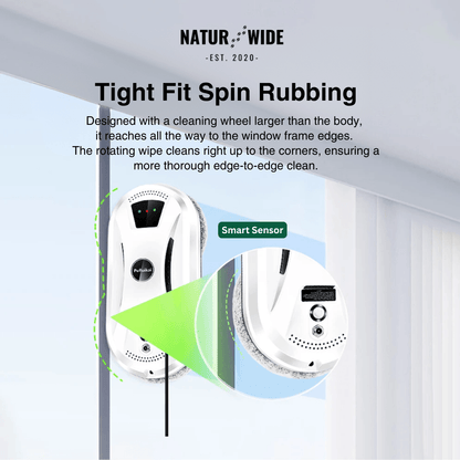 Ultra Thin Window Cleaning Robot with Remote Control