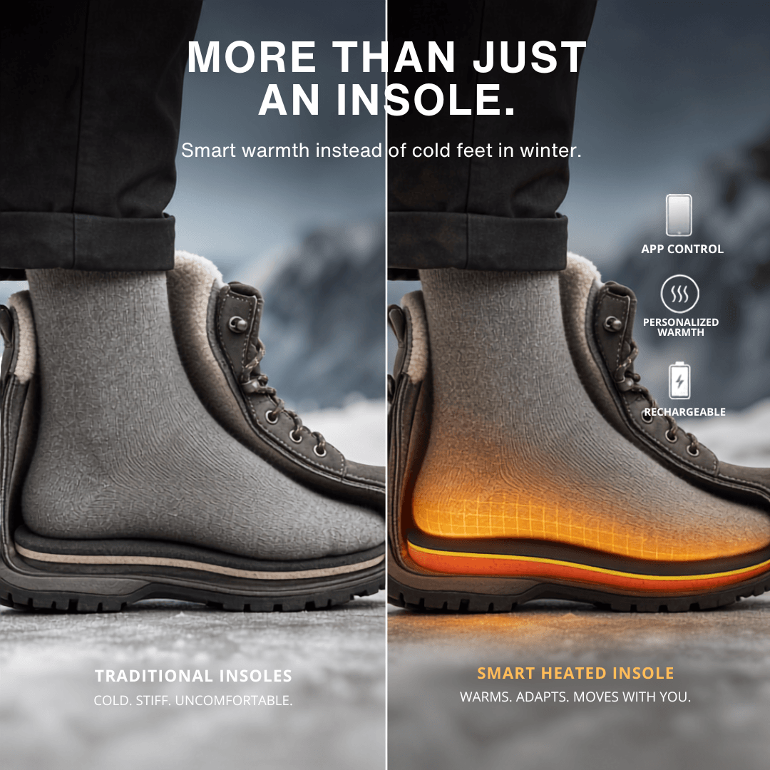 App-Controlled Smart Rechargeable Heated Insoles