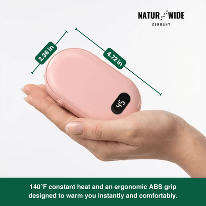 Double-Heat Hand Warmer – Rechargeable Pocket Warmer