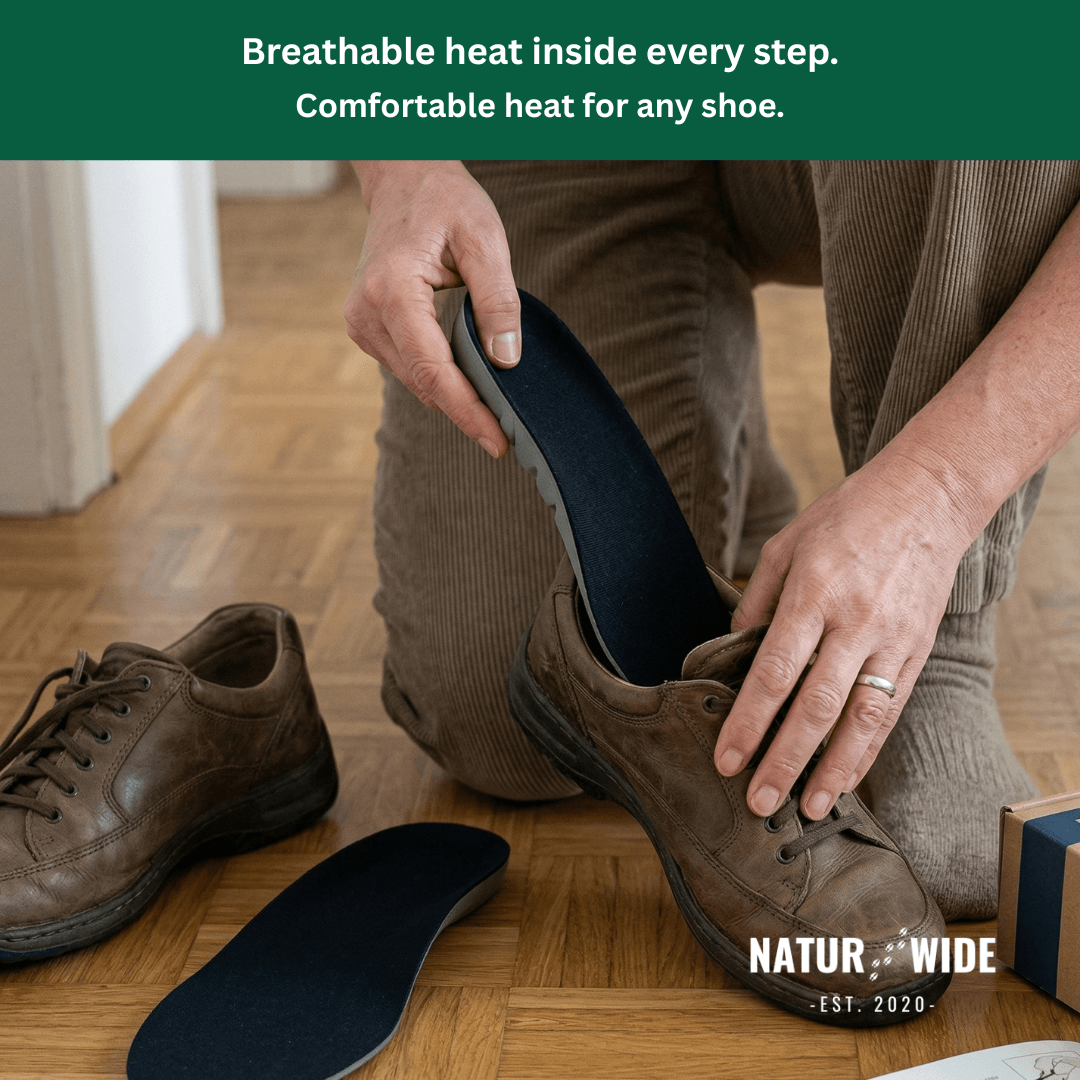 Trim-to-Fit USB Electric Heated Shoe Insoles