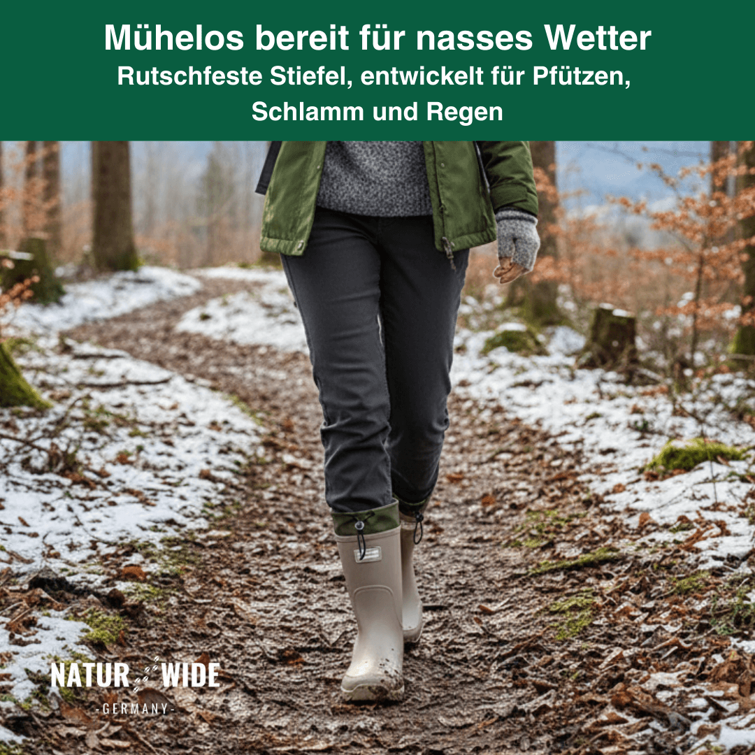 Waterproof Outdoor Rubber Boots Unisex – Slip-Resistant, Durable & Long-Lasting