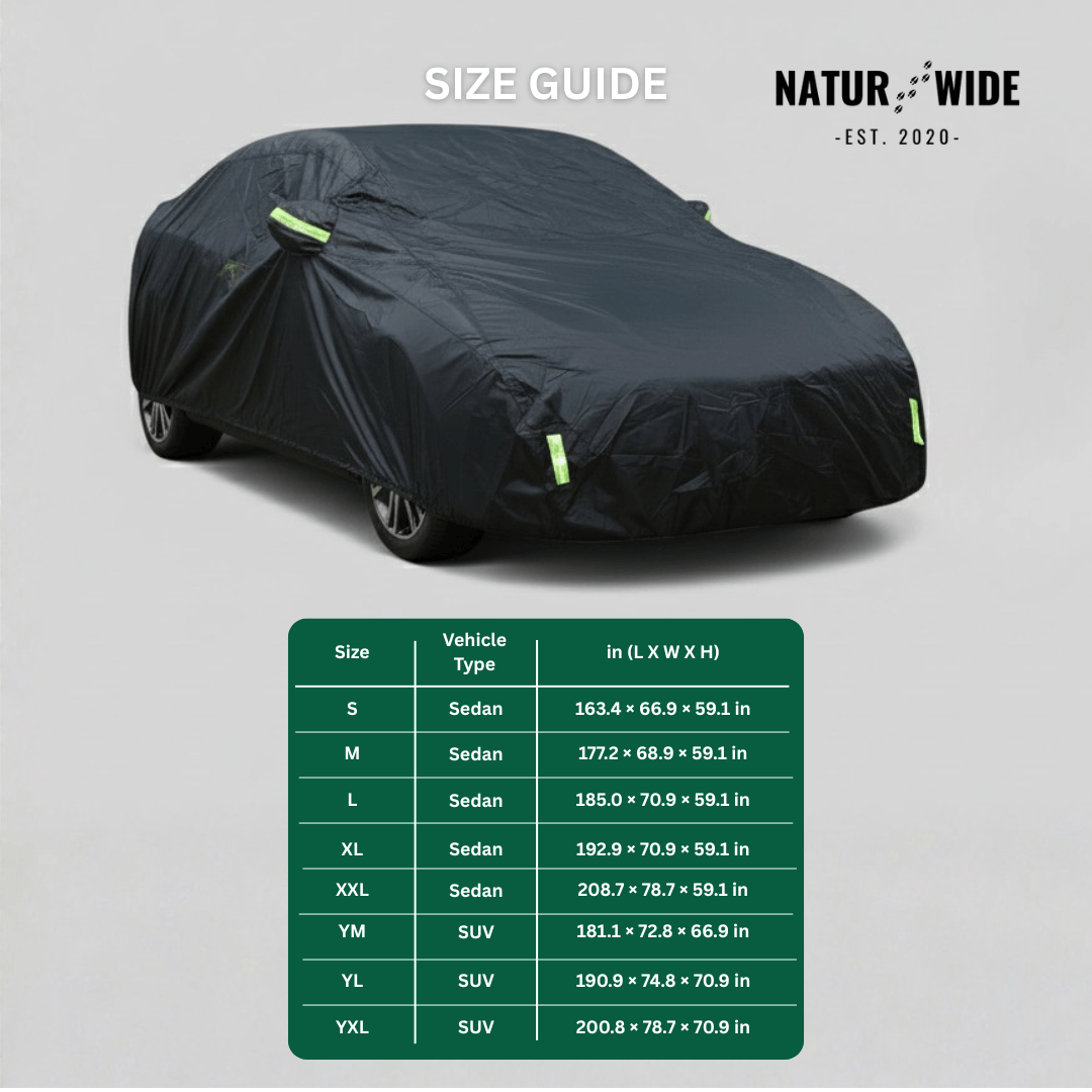 Universal All-Weather Car Cover for Sedans &amp; SUVs