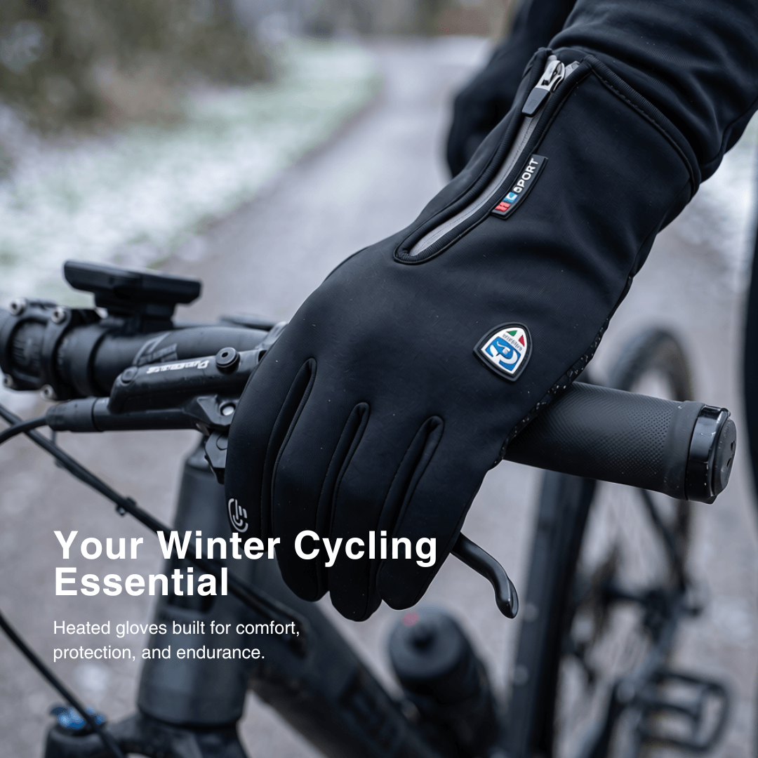 Heated Gloves (Power Bank Powered) – Waterproof &amp; Windproof