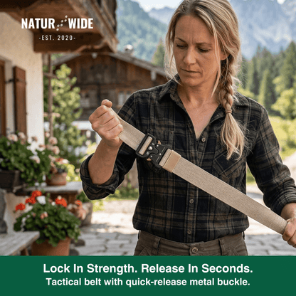 Tactical outdoor belt - your reliable companion in every situation 