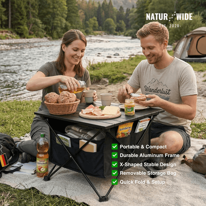 Ultralight Aluminum Folding Camping Table