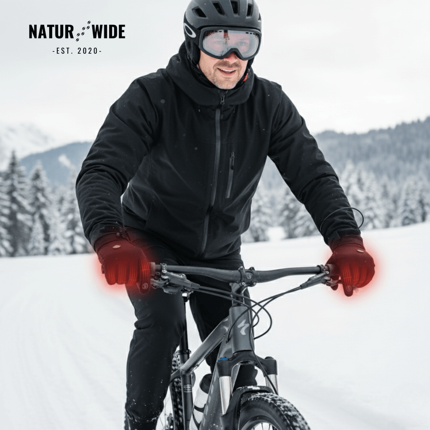 Heated Gloves (Power Bank Powered) – Waterproof & Windproof