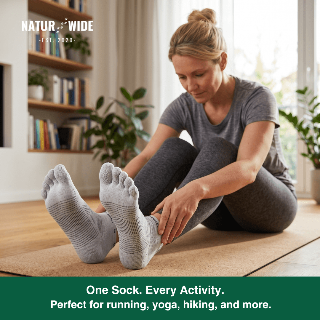 Split-Toe Sports Socks – Quick-Dry Running & Cycling