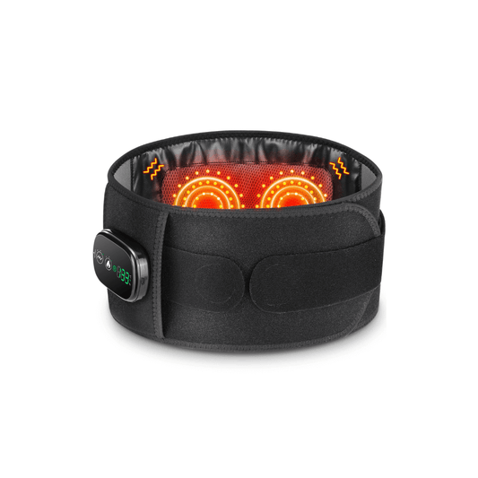 Back Massage Belt – Heating Pad, Vibration &amp; Red Light Therapy