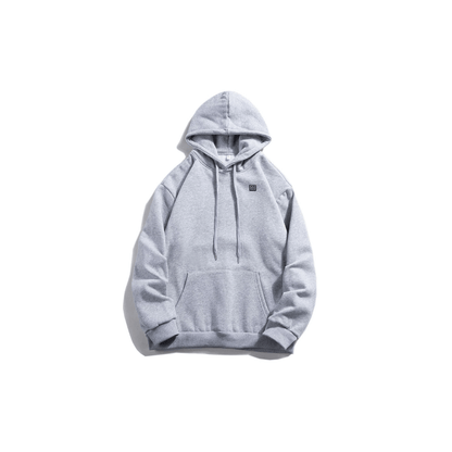 USB Heated Hoodie – Unisex Cotton Zip-Up with Thick Wool Lining