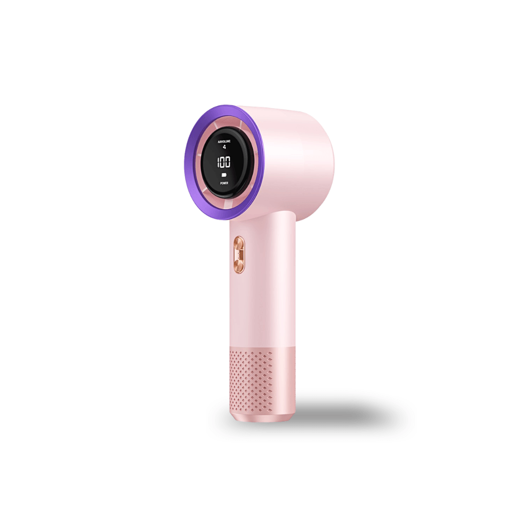 Handheld Mini Fan – 199 Speeds, 6 Blades, Brushless Motor