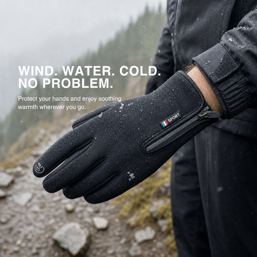 Heated Gloves (Power Bank Powered) – Waterproof &amp; Windproof