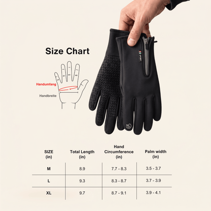 Heated Gloves (Power Bank Powered) – Waterproof &amp; Windproof