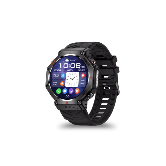 Military GPS Smart Watch – AMOLED, 10ATM, HD Bluetooth Call